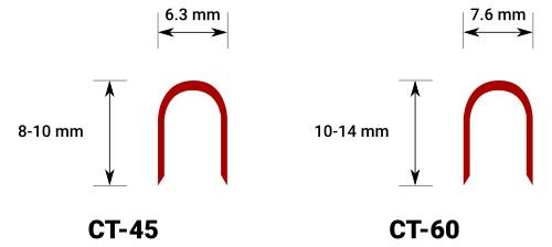 Grapas Tacwise para cable CT-45 y CT-60