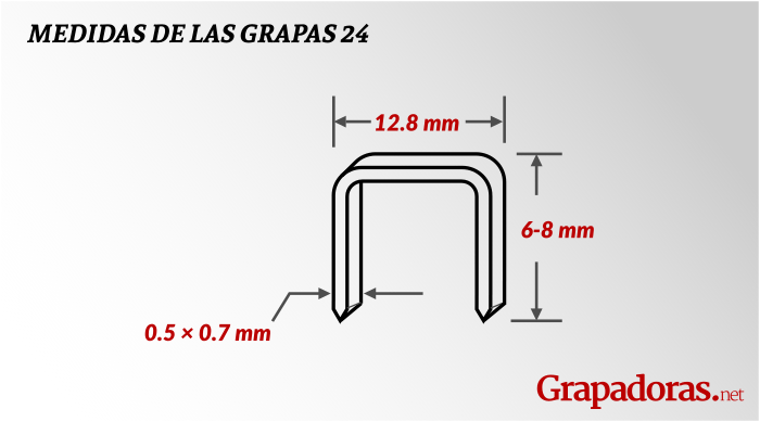 sujeta hasta 40 Hojas Caja de 1000 Grapas DIN 24/6 mm Viwanda Grapas 