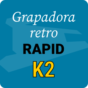 Grapadora retro Rapid K2 estética antigua