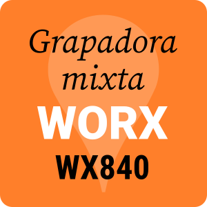 Grapadora clavadora Worx WX840